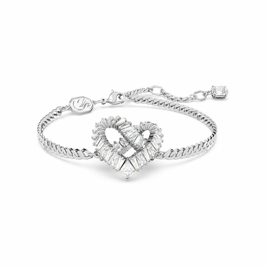 Swarovski Swarovski Damen Armband Matrix Herz Silber 5648299 | Armbander