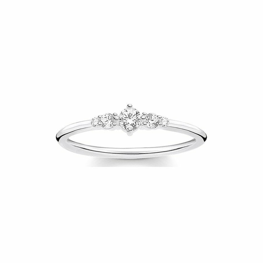 Thomas Sabo Thomas Sabo Damen Zirkonia Ring Grose 56 Silber Tr2323-051-14-56 | Ringe