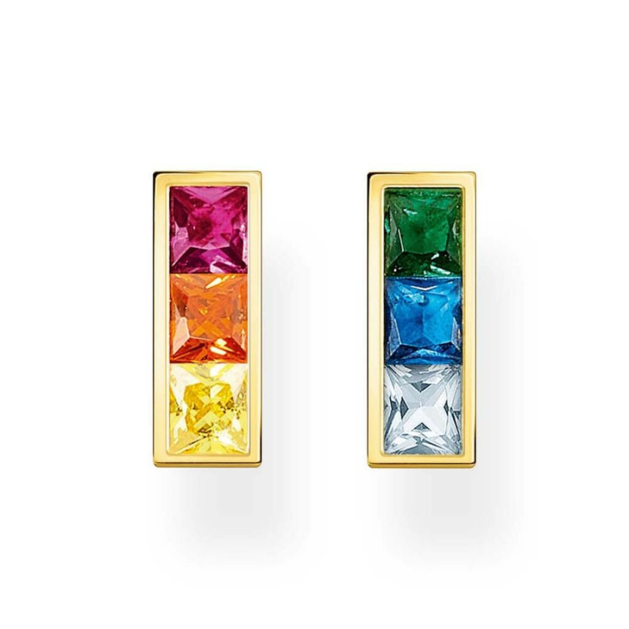 Thomas Sabo Damen-Ohrstecker Regenbogen H2250-996-7 | Ohrringe