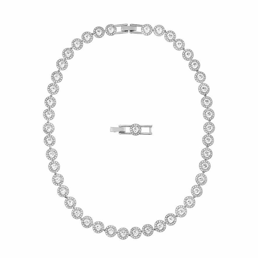 Swarovski Swarovski Damen Halskette Angelic Silber 5117703 | Halsketten