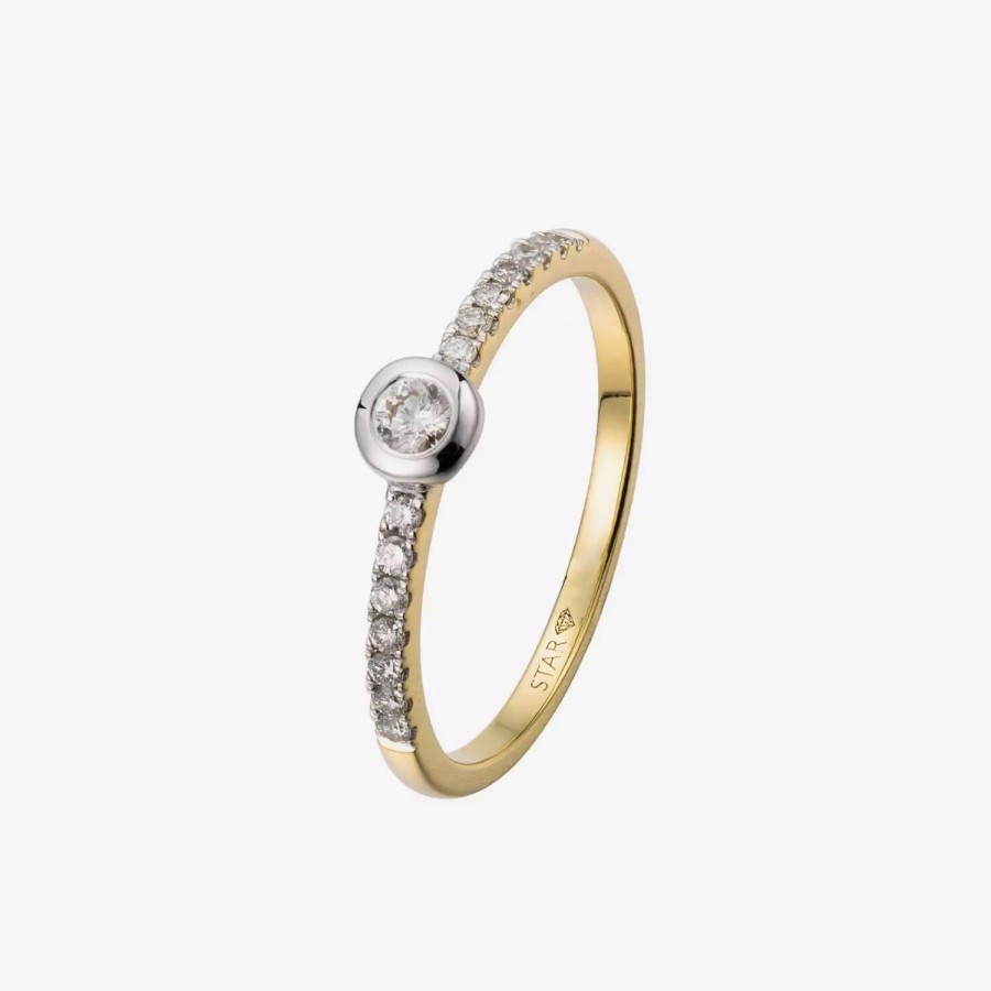 Xenox Stardiamant Damen Diamant Ring Gold D6414G | Ringe