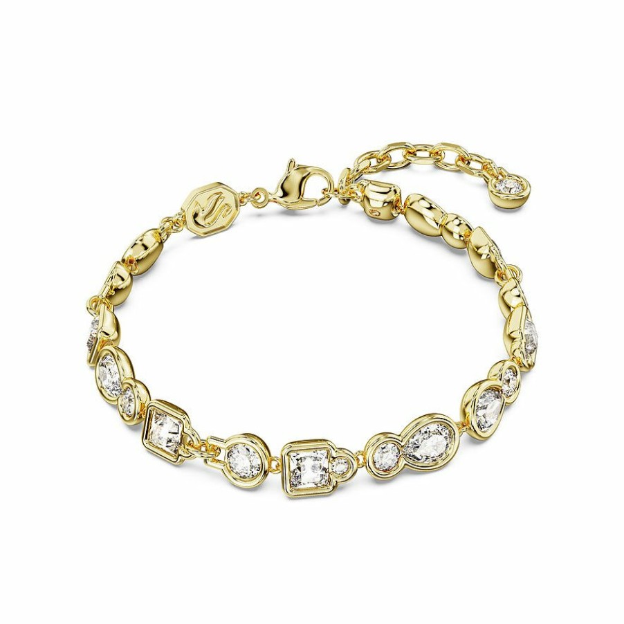 Swarovski Swarovski Damen Armband Dextera Groe M Gelbgold 5667044 | Armbander