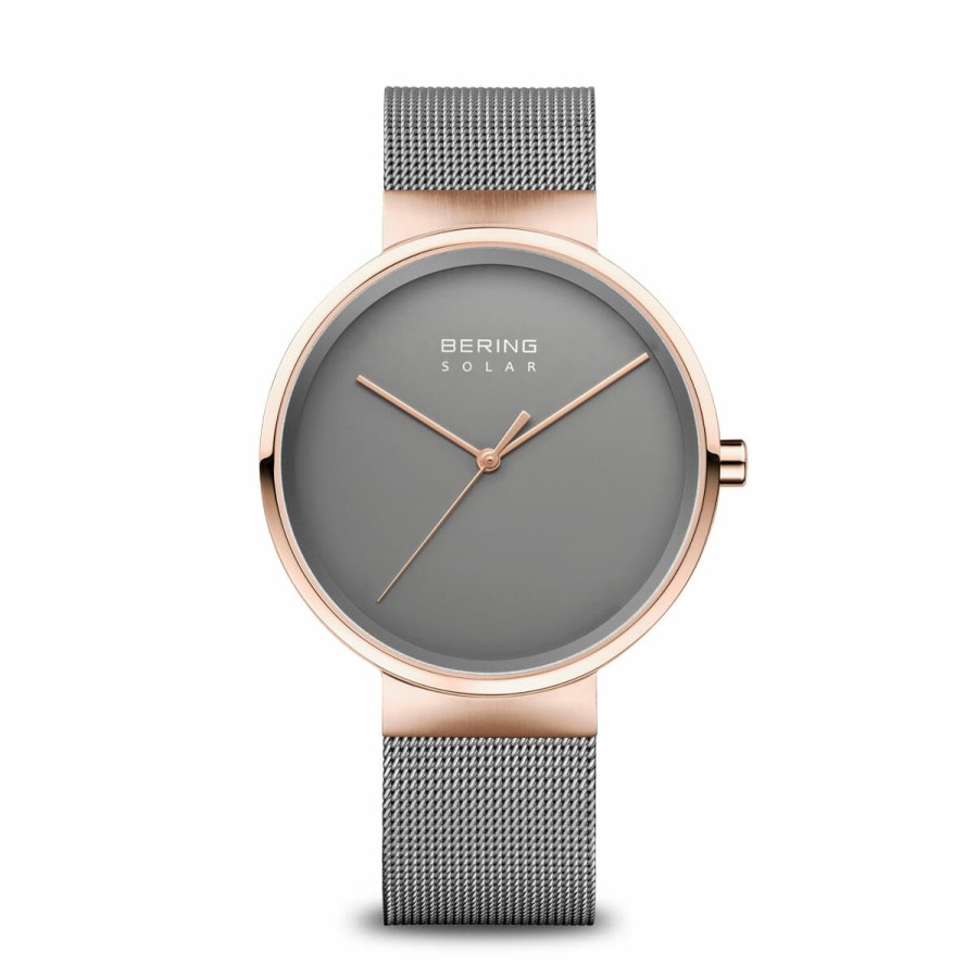 Bering Bering Analoge Solar Armbanduhr Rosegold 14339-369 | Analoguhren