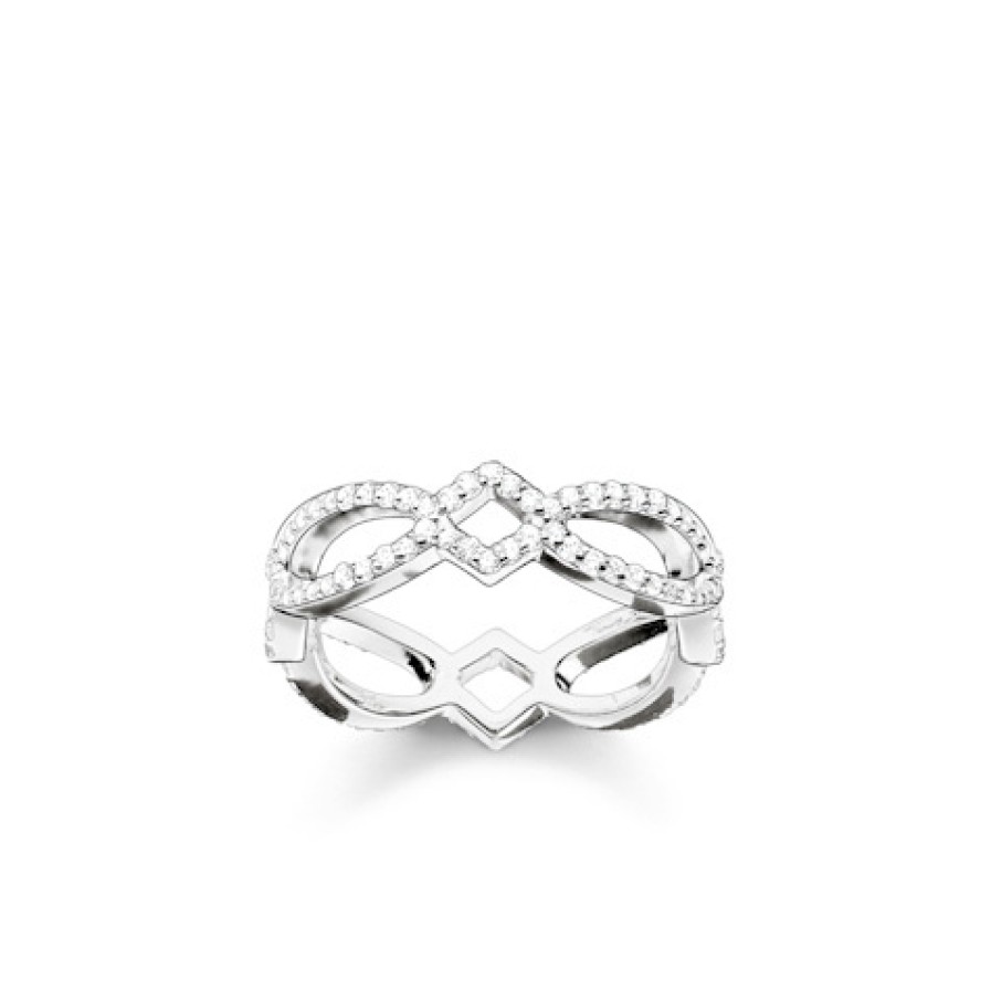 Thomas Sabo Thomas Sabo Damen Ring Eternity Grose 54 Silber Tr2085-051-14-54 | Ringe