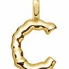 Xenox Xenox Uni Anhanger Buchstabe C Gold Xc5301Gc | Charms & Anhanger