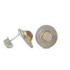 Campur Silberohrstecker Mit 6Mm Rosenquarz, 18Ct Vergoldet | Ohrringe