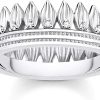 Thomas Sabo Thomas Sabo Damen-Ring Krone Blatter Silber Tr2282-051-14 | Ringe