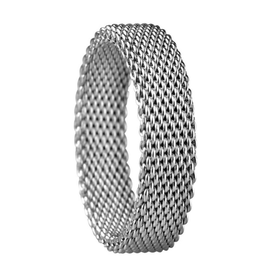 Bering Bering Damen Innenring Mesh Grose 65 Silber 551-10-92 | Ringe