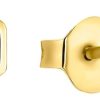 s.Oliver S.Oliver Damen Ohrstecker Mit Zirkonia 925Er Sterling Silber Gold 2034897 | Ohrringe