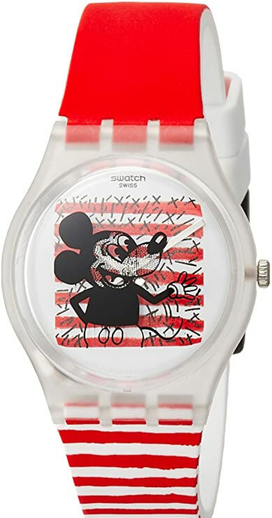 Swatch Swatch Uhr Gz352 Disney Micky Mouse X Keith Haring | Analoguhren