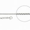 Der Kettenmacher Der Kettenmacher Uni Halskette Venezianier Kette 60Cm Silber V3-60S | Halsketten