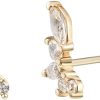 Xenox Xenox Damen 9K 375Er Gelbgold Ohrstecker Mit Zirkonia In Goldfarben - Xg9K4028G | Ohrringe