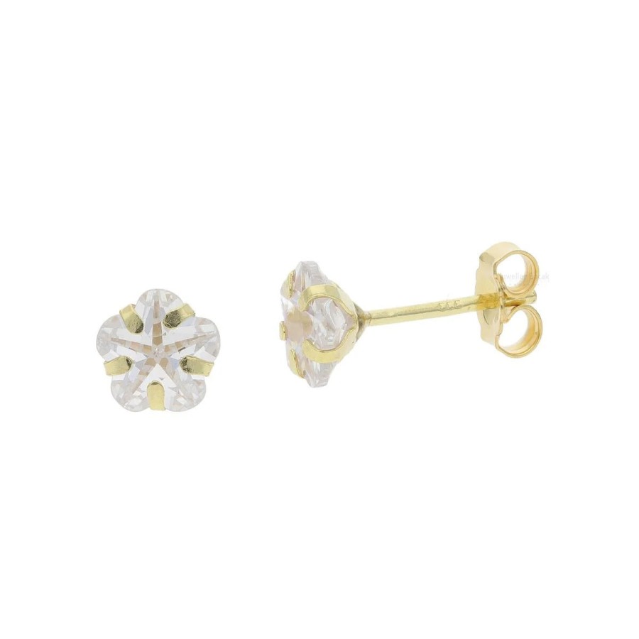 White Sense Ehite Sense Damen Ohrstecker Mit Zirkonia Gold 9.31.3.2 | Ohrringe