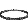 Swarovski Swarovski Damen Tennis Armband Matrix Grose L Schwarz 5664150 | Armbander