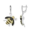 Seinerzeit Seinerzeit Damen Ohrhanger Bienen Bernie Silber Sza-2990-156 | Ohrringe