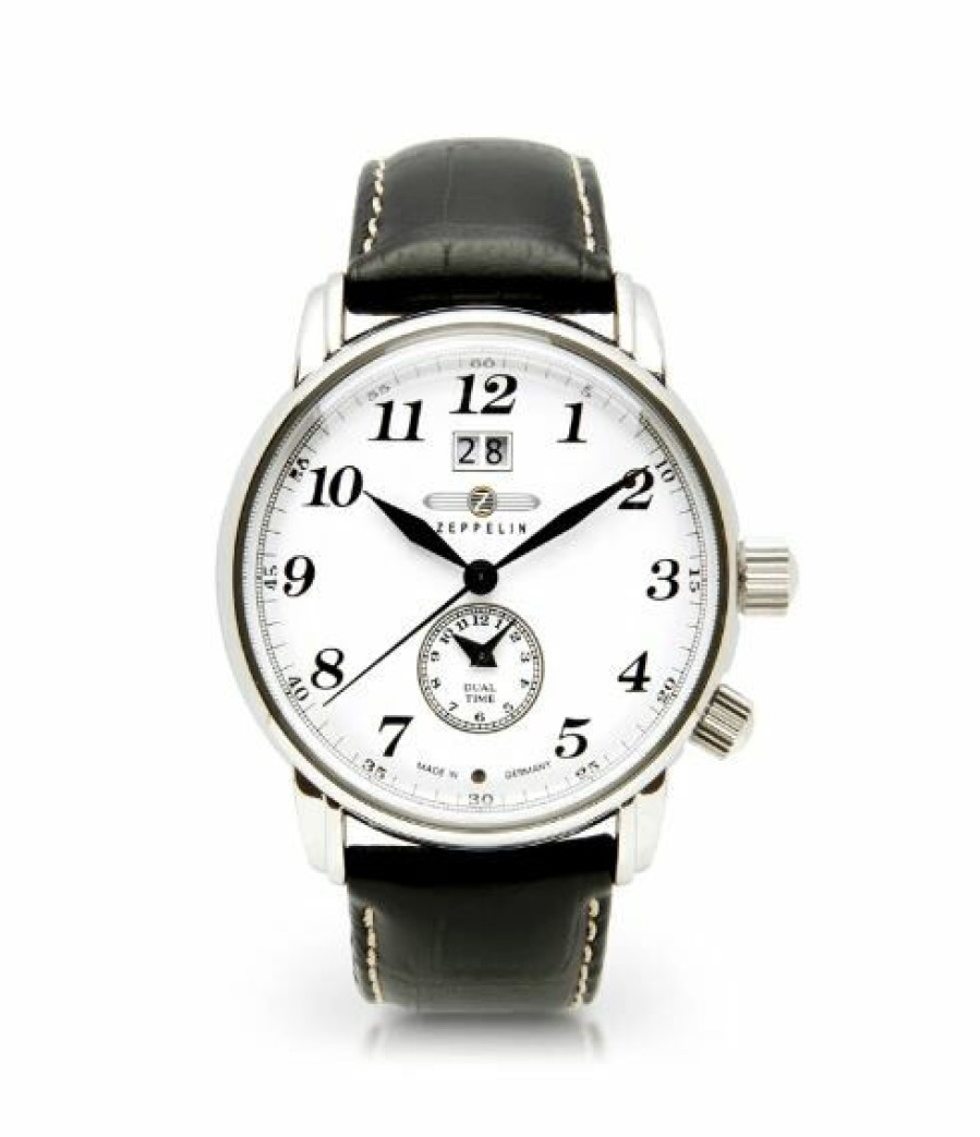 Zeppelin Zeppelin Herrenuhr Lz127 Graf Zeppelin Dual Time 7644-1 | Analoguhren