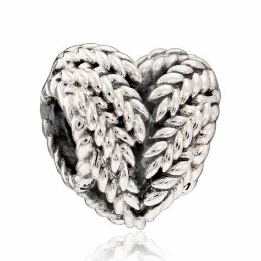 Pandora Pandora Damen Anhanger Herz Icon Of Nature Silber 797618 | Charms & Anhanger