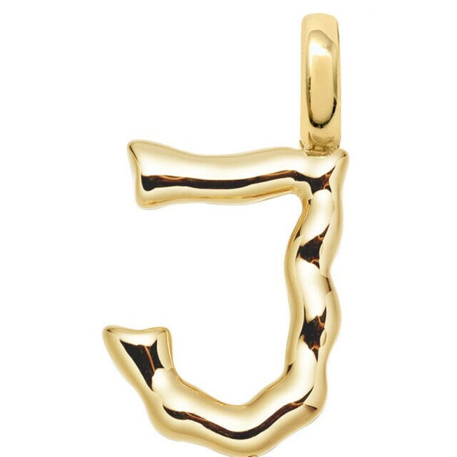 Xenox Xenox Uni Anhanger Buchstabe J Gold Xc5301 | Charms & Anhanger