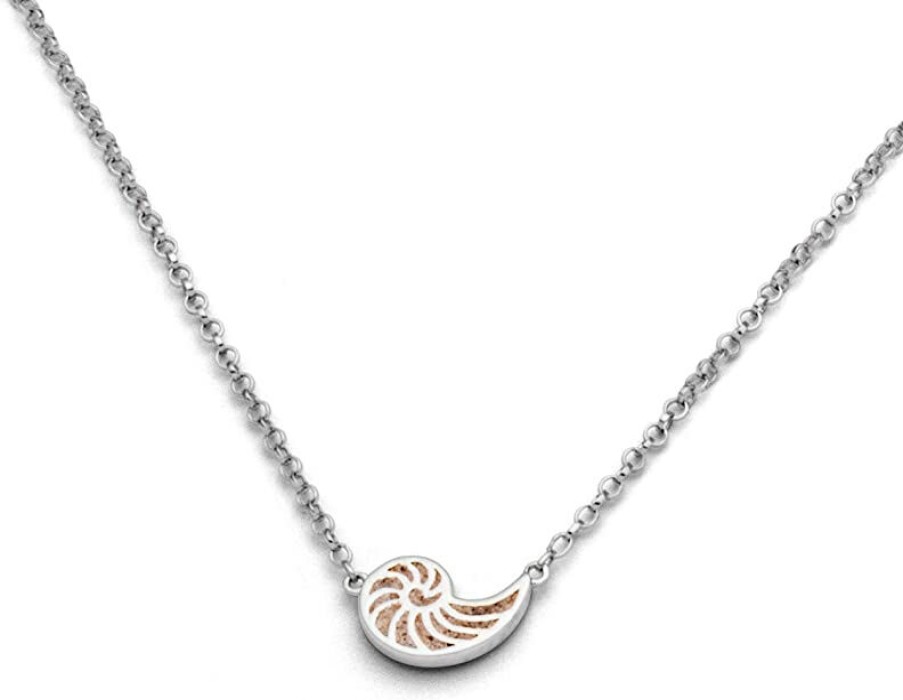 DUR Dur Damen Kette"Sandnautilus" Aus 925Er Silber Lange Ca. 420 Mm K2519 | Halsketten