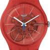 Swatch Swatch Damen Armbanduhr Bloody Rot Suoo105 | Analoguhren