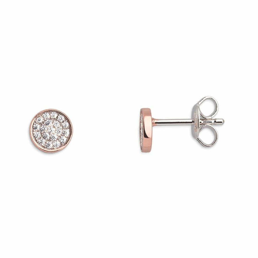 Xenox Xenox Xs3739Rn Ohrstecker Happy Hour Silber Rose Zirkonia Kreisform O 6 Mm | Ohrringe