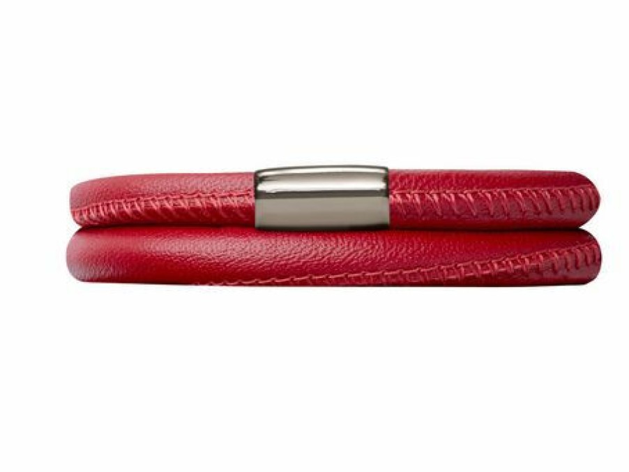 Endless Jewelry Endless Jewelry Damen Armband Leder 36Cm Rot 12107-36 | Armbander