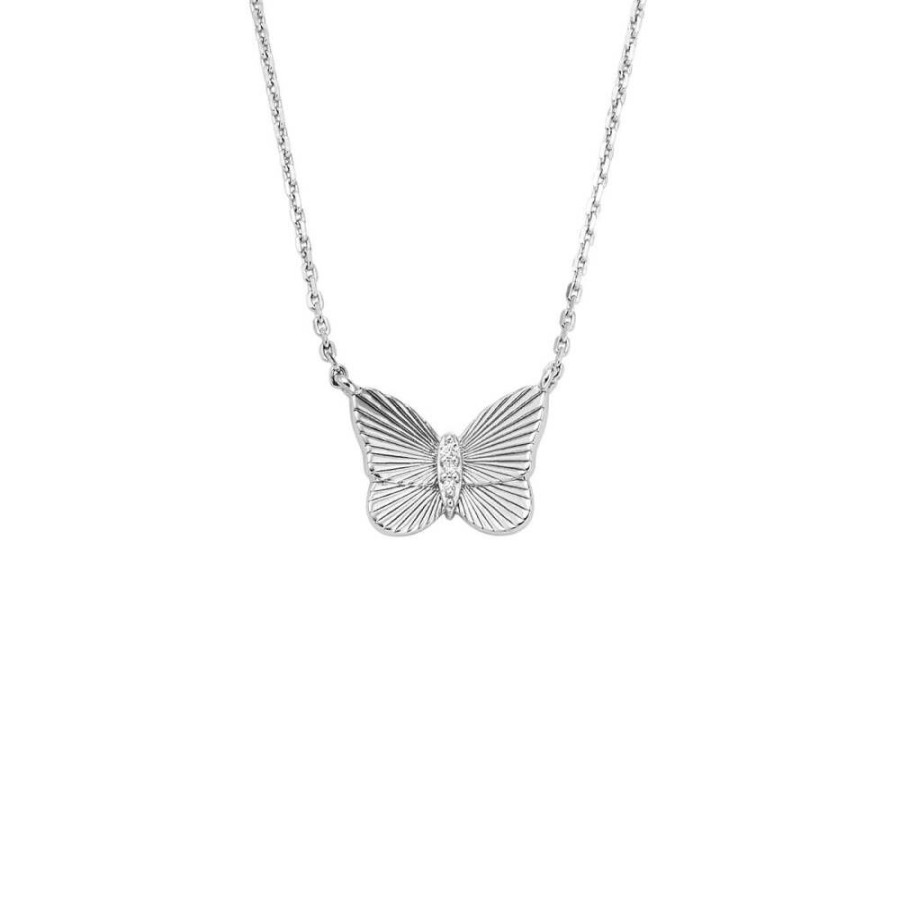 Fossil Damen-Collier Butterflies Jfs00619040 | Halsketten