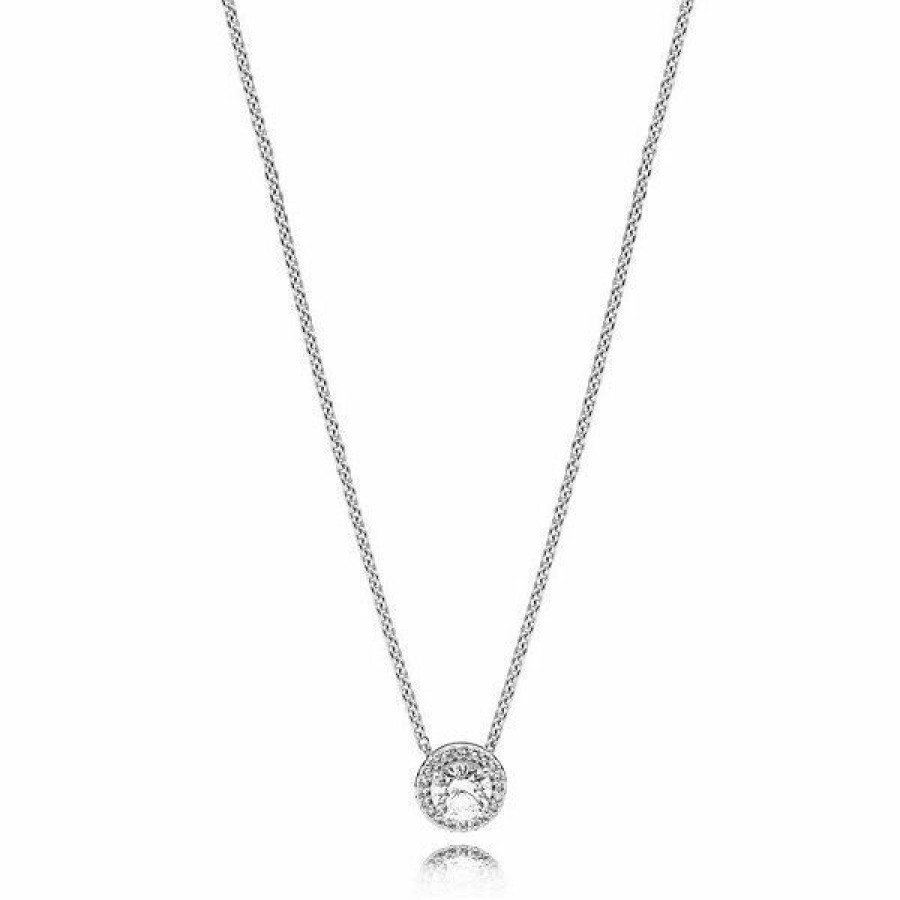 Pandora Pandora Kette Mit Anhanger Klassische Eleganz 396240Cz | Halsketten