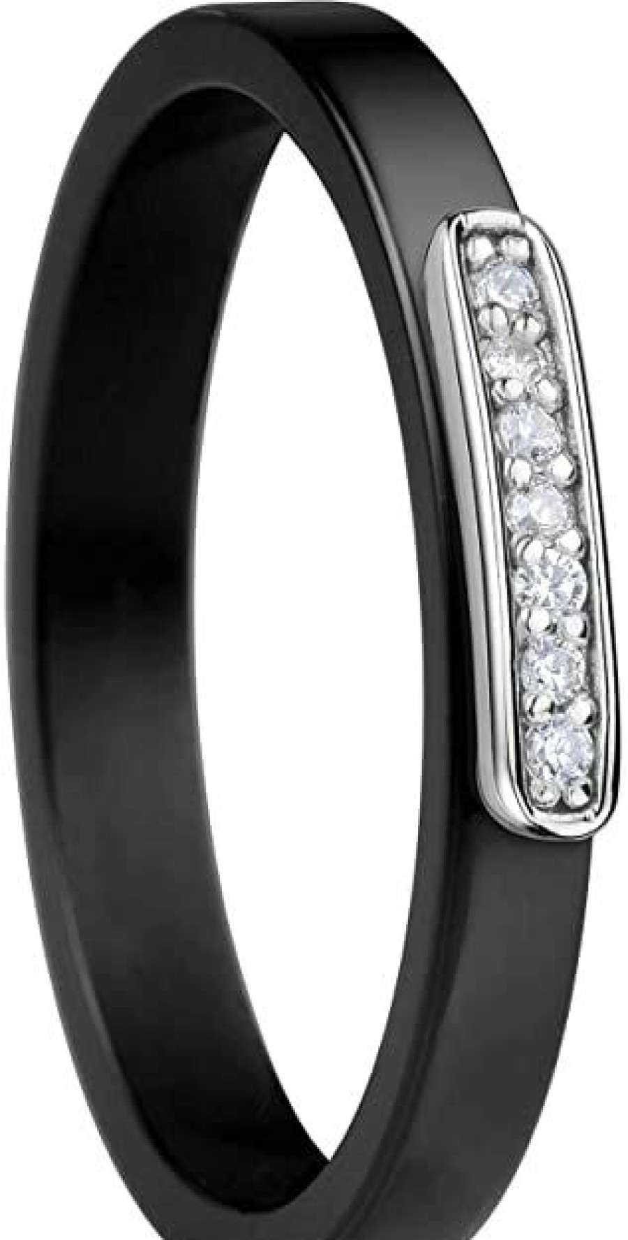 Bering Bering Damen Ring Schwarz Mit Zirkonia 573-617-81 | Ringe