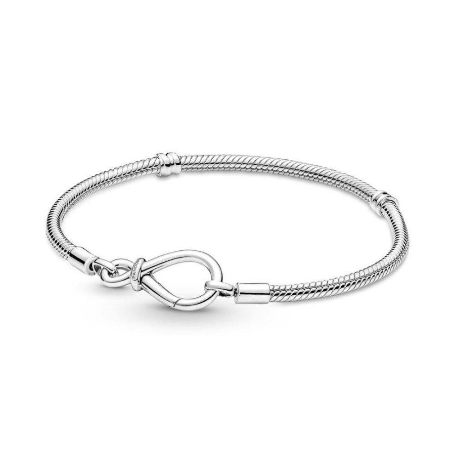 Pandora Pandora Moments Damen Armband Schlangen-Gliederarmband 590792C00 | Armbander