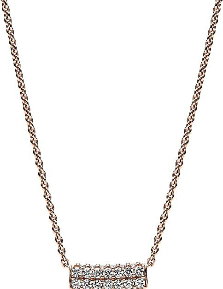 Pandora Pandora Timeless Damen Collar Rosegold 382621C01-45 | Halsketten