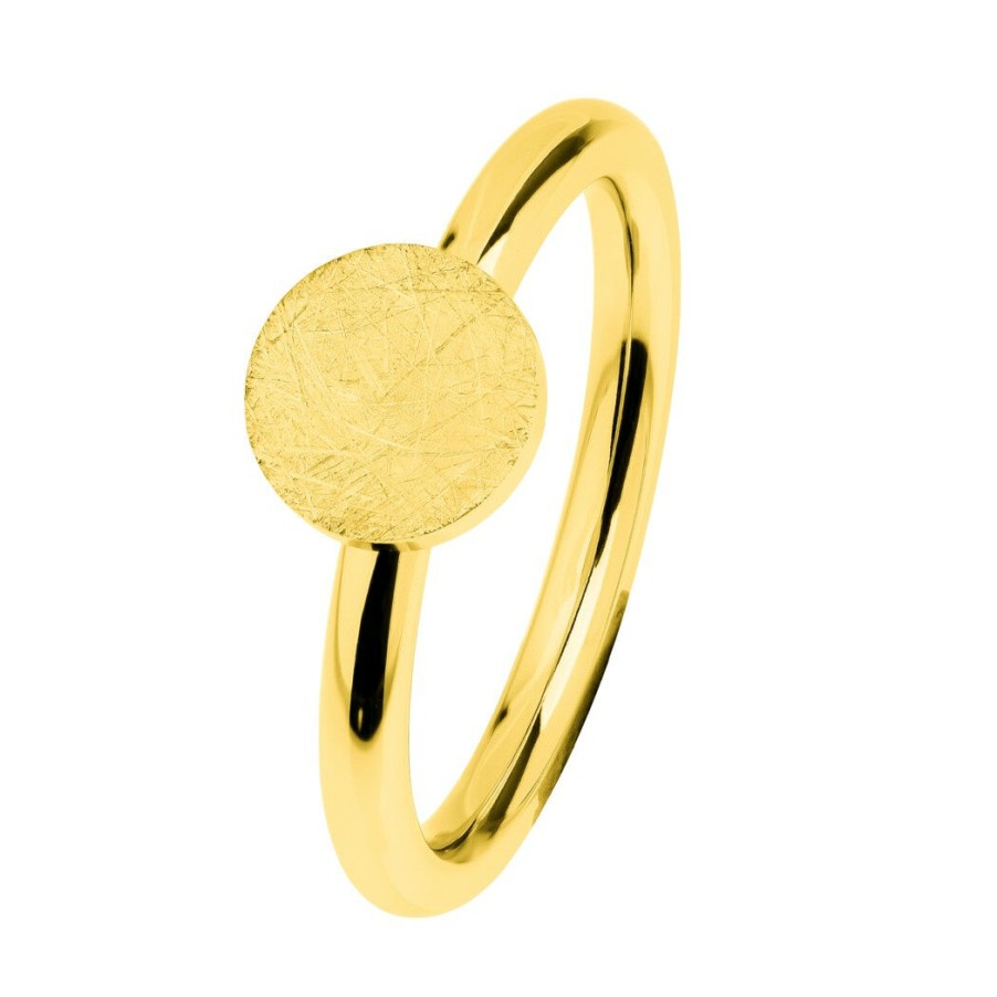 Ernstes Design Ernstes Design Damen Statementring Evia Grose 55 Gold R475-55 | Ringe