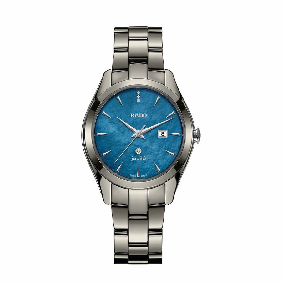 Rado Rado Damen Analoguhr Hyperchrome Silber Blau R32027962 | Analoguhren