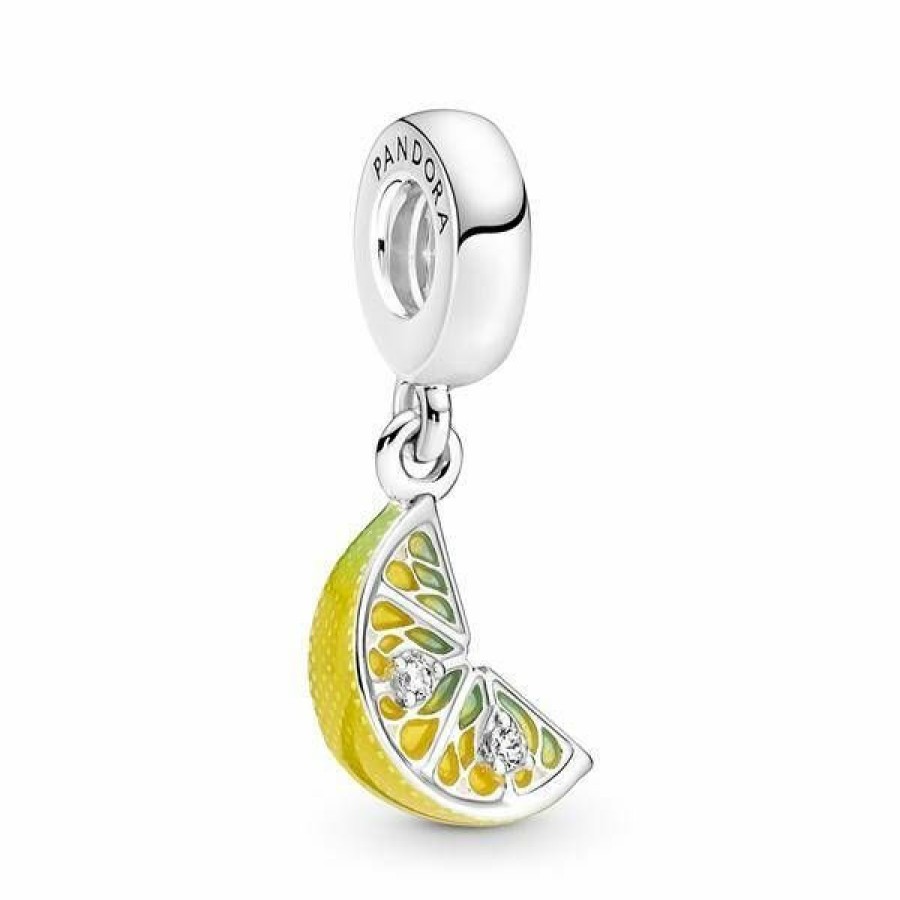 Pandora Pandora Moments Damen Anhanger Charm Fruit Gelbe Zitrone 791696C01 | Charms & Anhanger