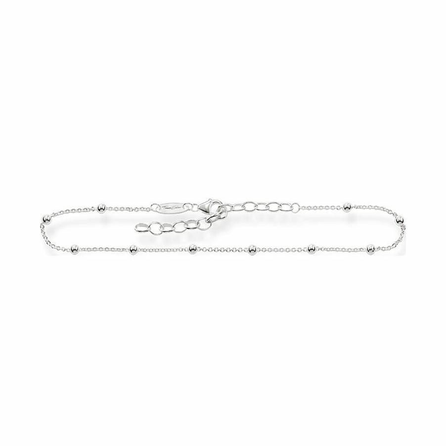 Thomas Sabo Thomas Sabo Damen Fuskette Kugelkette 27Cm Silber Ak0002-001-12-L27V | Fuskettchen