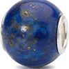 Trollbeads Trollbeads Uni Charm Sterling Silber Runder Lapislazuli Blau Tstbe-00019 | Charms & Anhanger