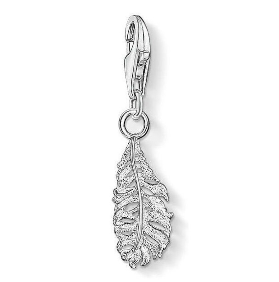 Thomas Sabo Thomas Sabo Damen Anhanger Feder Charm Silber 0775-001-12 | Charms & Anhanger