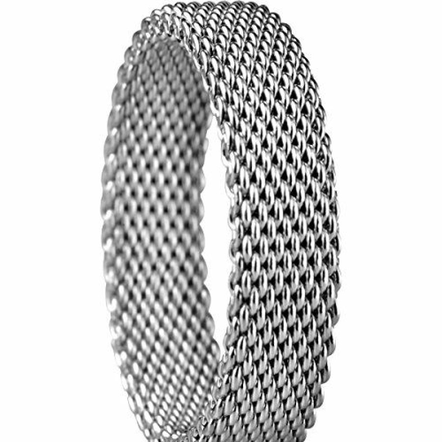 Bering Bering Bering Damen Innenring Arctic Symphony Mesh Grose 67 Silber 551-10-102 | Ringe