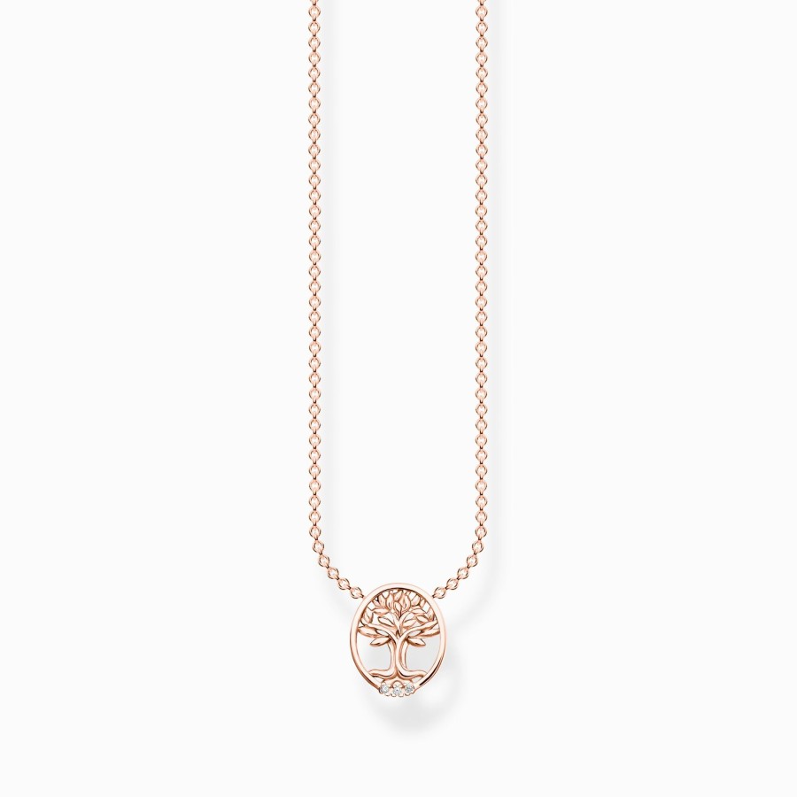 Thomas Sabo Thomas Sabo Damen Halskettemit Lebensbaum Charm Rosegold Ke2126-416-14-L45V | Halsketten