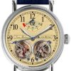 Carl von Zeyten Carl Von Zeyten Bernau Automatik Mit Lederarmband Blau Cvz0033Cr | Automatikuhren