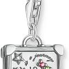 Thomas Sabo Damen-Charm-Anhanger Koffer 'Holiday Vibes' 1936-318-7 | Charms & Anhanger