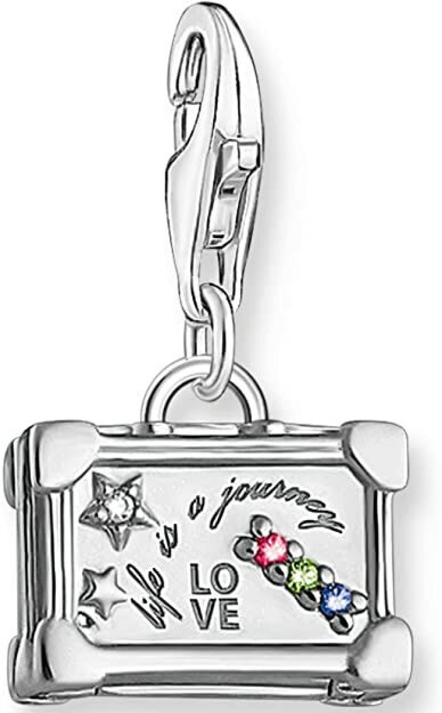 Thomas Sabo Damen-Charm-Anhanger Koffer 'Holiday Vibes' 1936-318-7 | Charms & Anhanger