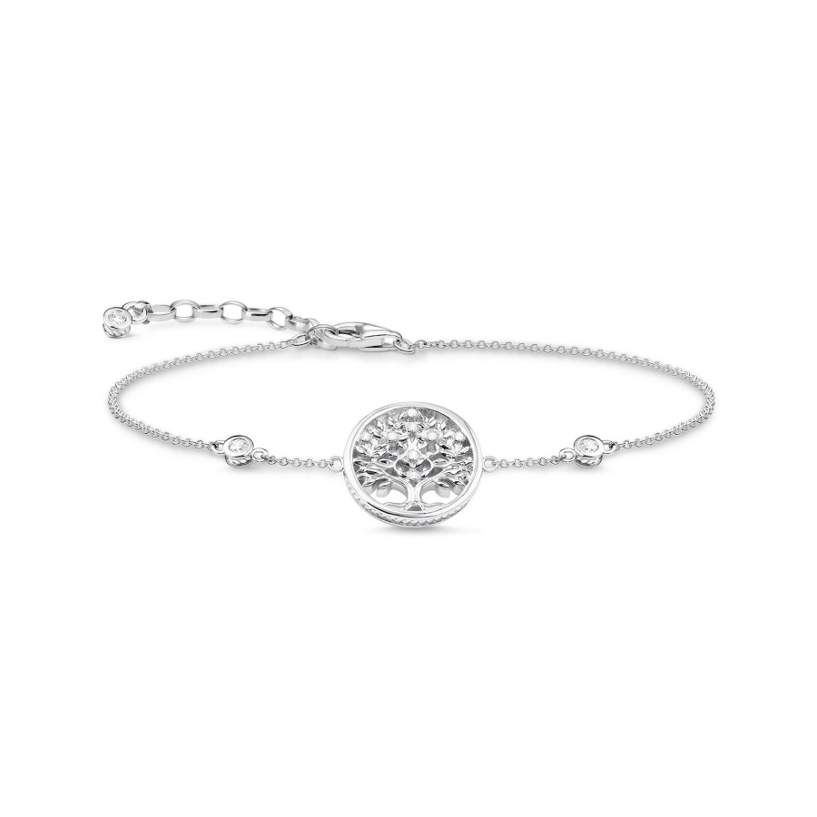 Thomas Sabo Thomas Sabo Armband Lebensbaum Tree Of Love Mit Zirkonia 925Er Silber Sca150328 | Armbander