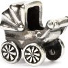 Trollbeads Trollbeads Damen-Bead Kinderwagen Silber Tagbe-20044 | Charms & Anhanger