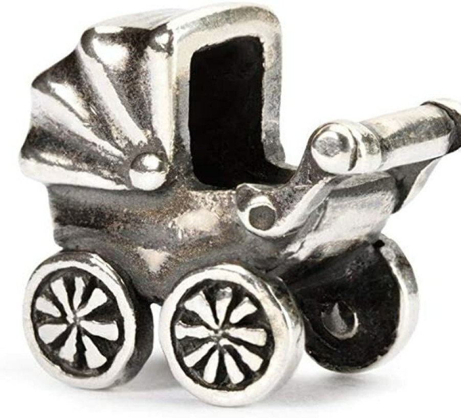 Trollbeads Trollbeads Damen-Bead Kinderwagen Silber Tagbe-20044 | Charms & Anhanger