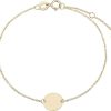 Xenox Xenox Damen 9K 375Er Gelbgold Armband Mit Anhanger In Goldfarben - Xg9K7009G | Armbander