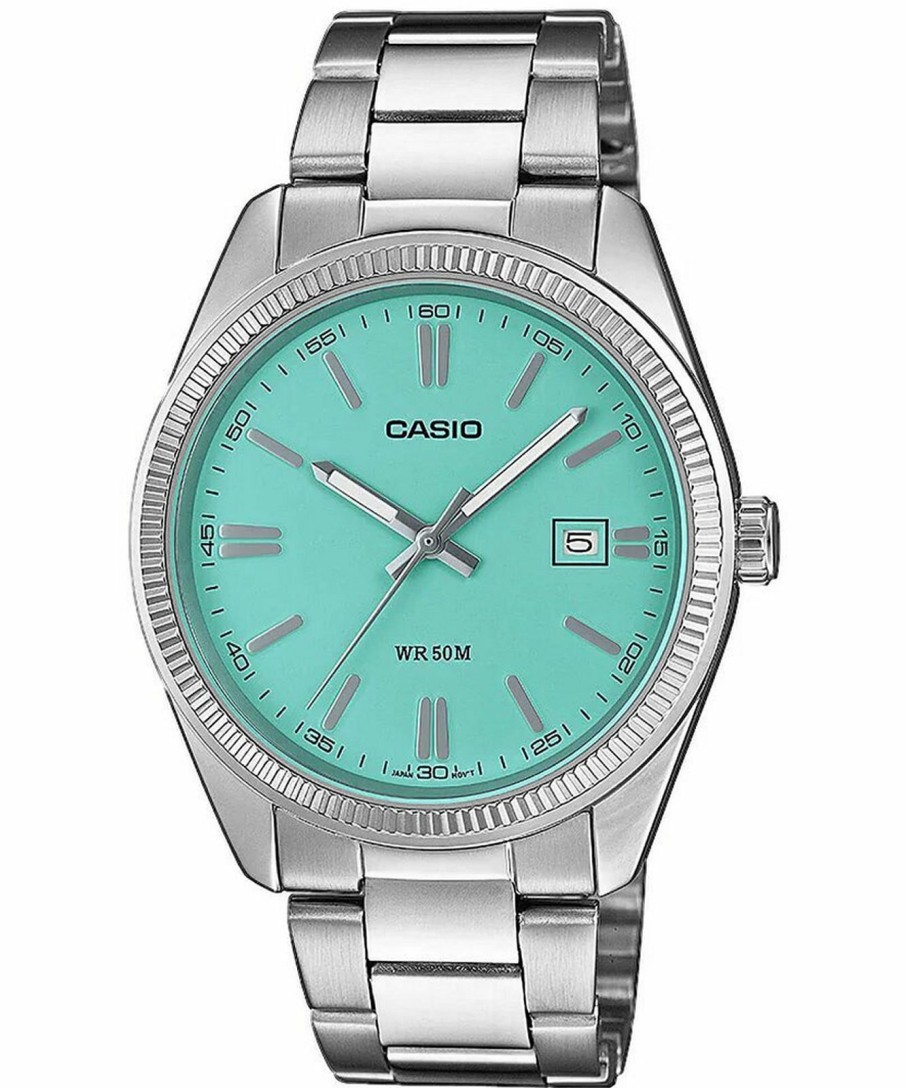 Casio Casio Herren Analoguhr Mit Edelstahlband Silber Mtp-1302Pd-2A2Vef | Analoguhren