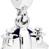 Pandora Pandora Damen Anhanger Propeller-Flugzeug Mit Zirkonia Steinen Silber 798027Cz | Charms & Anhanger