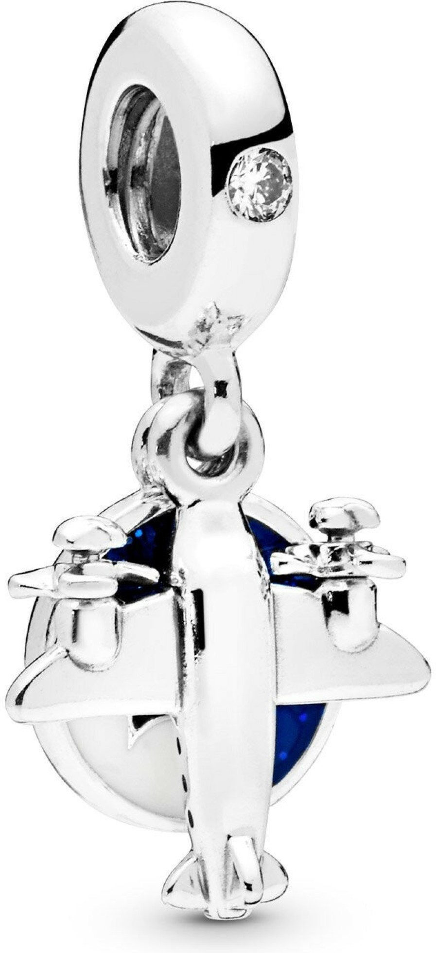 Pandora Pandora Damen Anhanger Propeller-Flugzeug Mit Zirkonia Steinen Silber 798027Cz | Charms & Anhanger