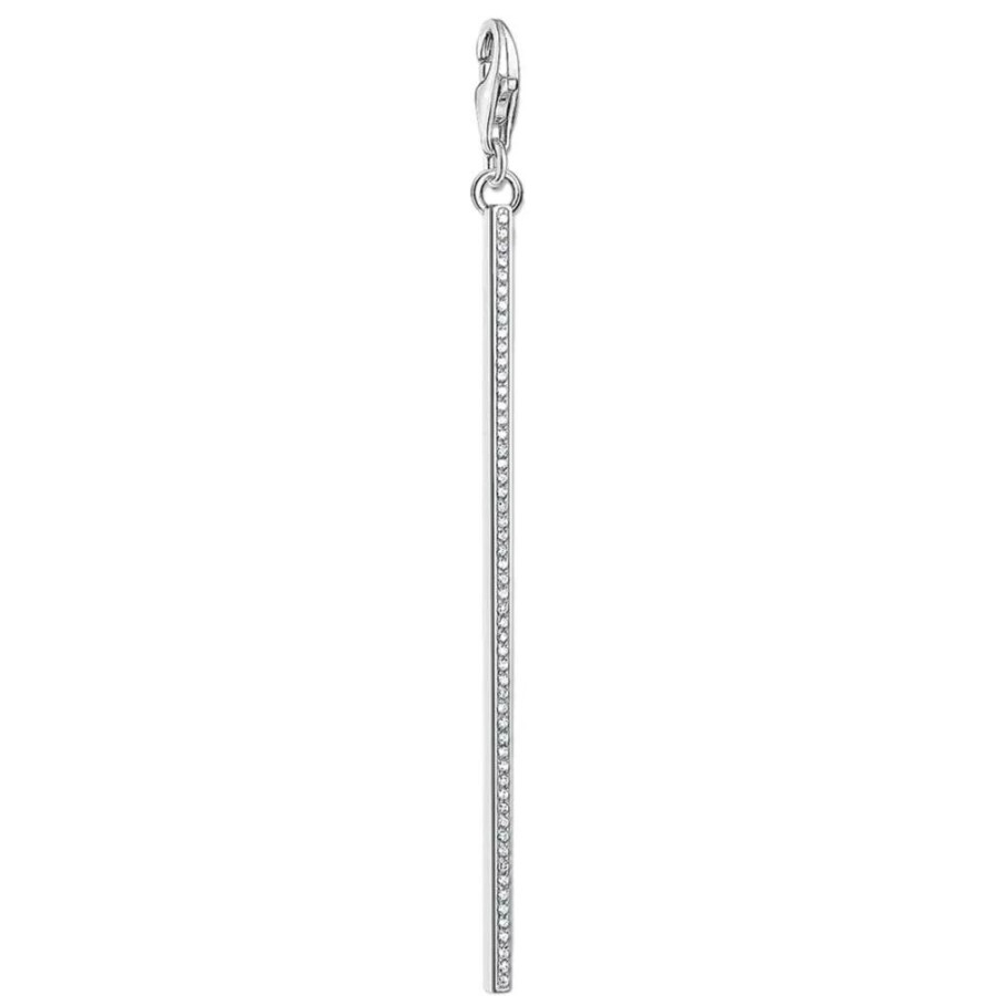 Thomas Sabo Thomas Sabo Damen-Charm-Anhanger Stab Design Vertical Bar Silber Y0029-051-14 | Charms & Anhanger